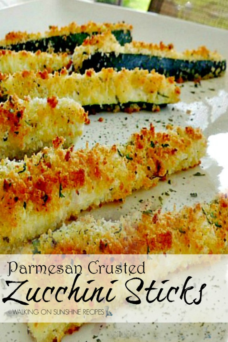 Parmesan Crusted Zucchini appetizer
