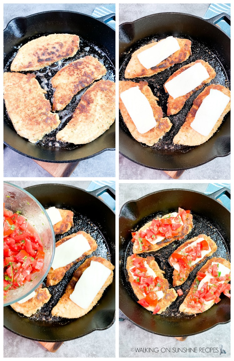 Process Photo for Caprese Chicken from WOS