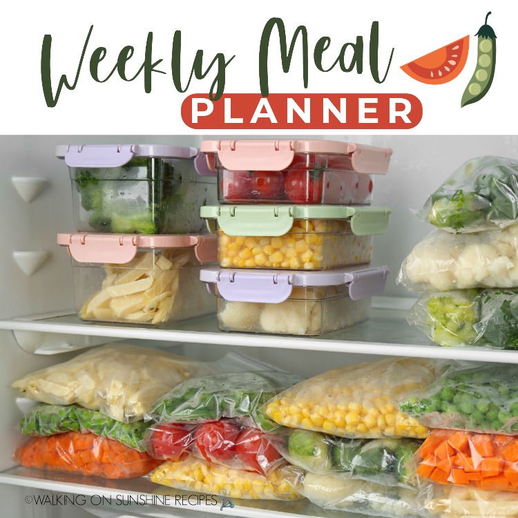 Weekly Meal Planner Promo Photo