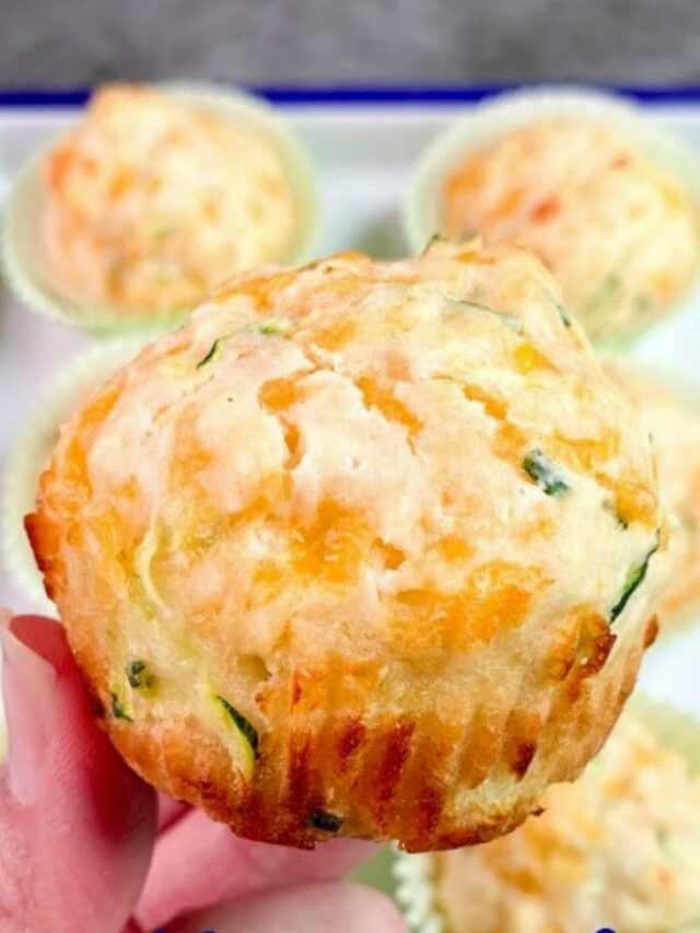 Bisquick Zucchini Cheddar Muffins Story - Walking On Sunshine Recipes