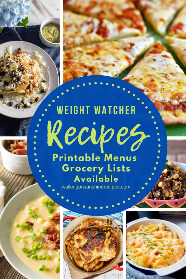 7 Weight Watcher Recipes with points for weekly meal plan 6. 