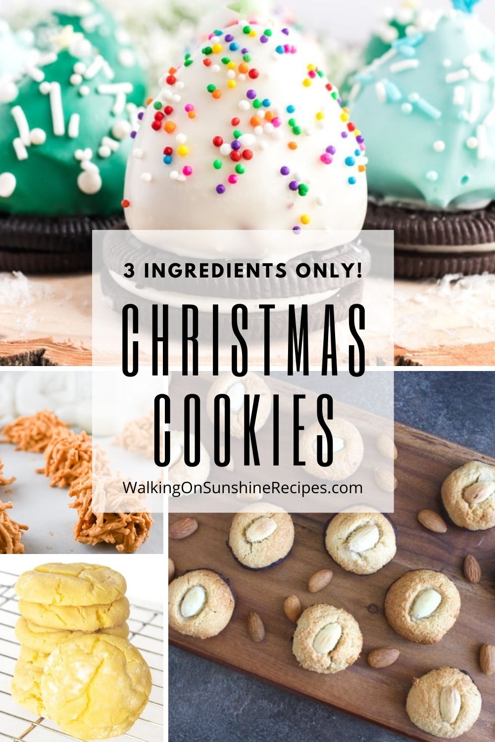 3 Ingredient Christmas Cookies The Best 3 Ingredient Sugar Cookies A Holiday Favorite Our