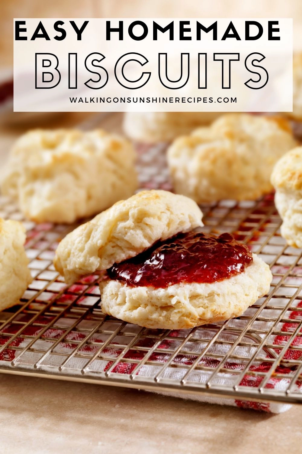 best homemade biscuits served with jam. 