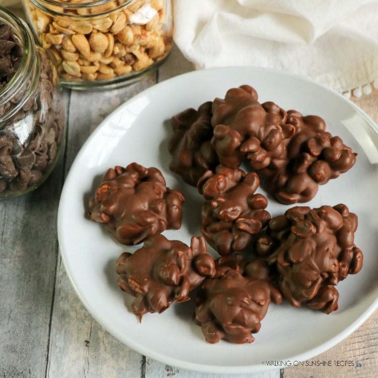 Diabetic Chocolate Peanut Clusters