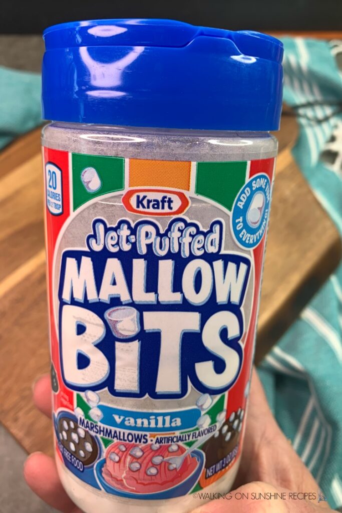 Jet Puffed Mallow Bits canister. 