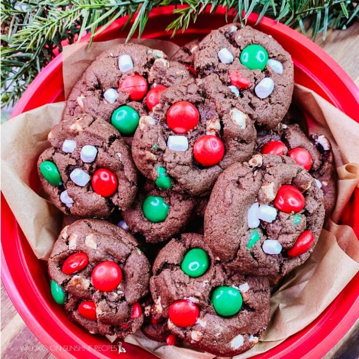 Marshmallow Christmas Cookies