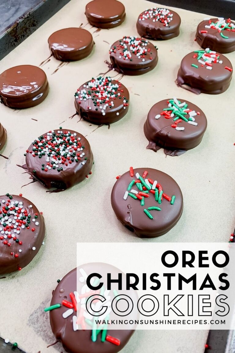 Oreo Christmas Cookies - Walking On Sunshine Recipes