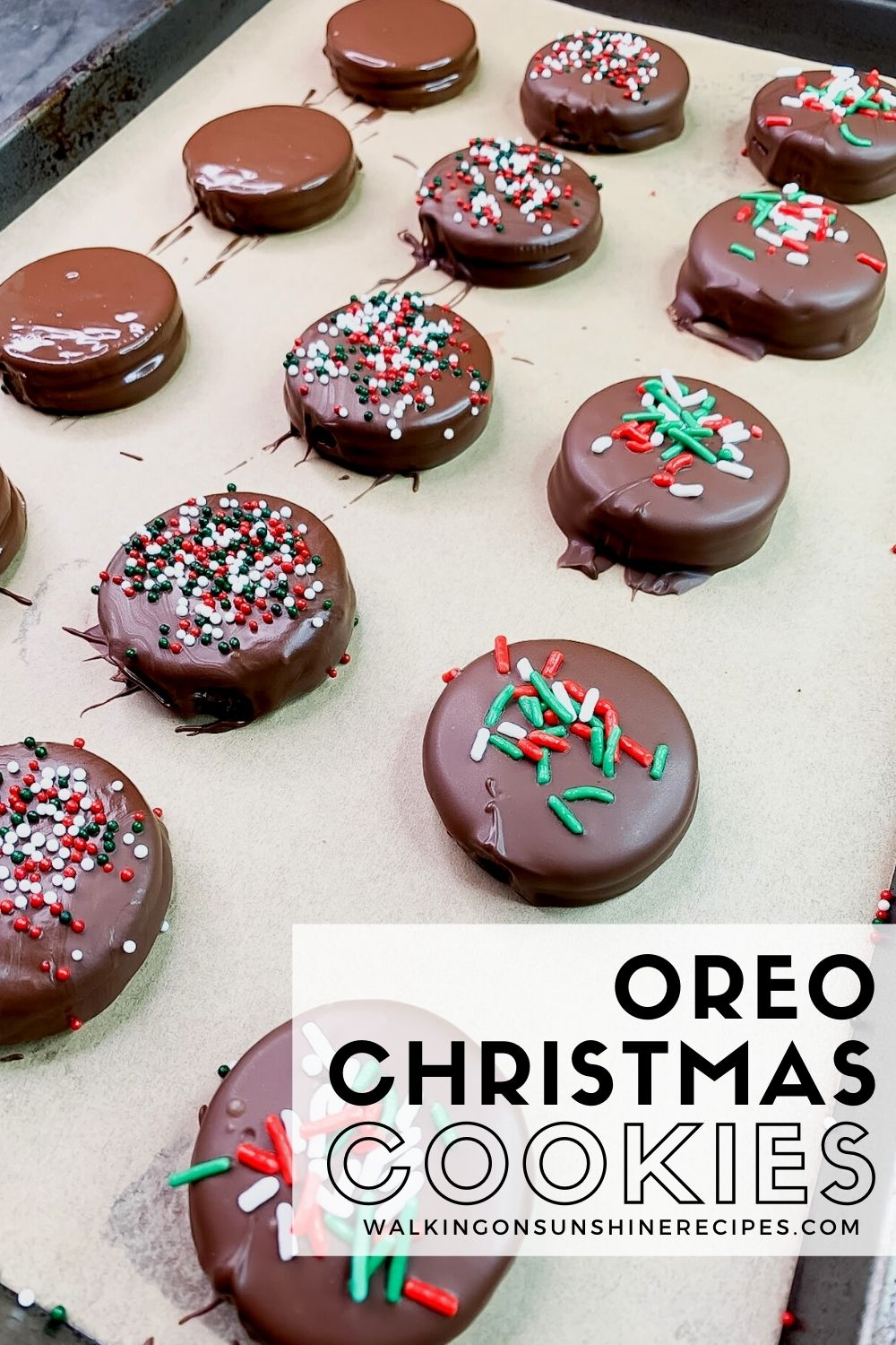 Oreo Christmas Cookies Walking On Sunshine Recipes