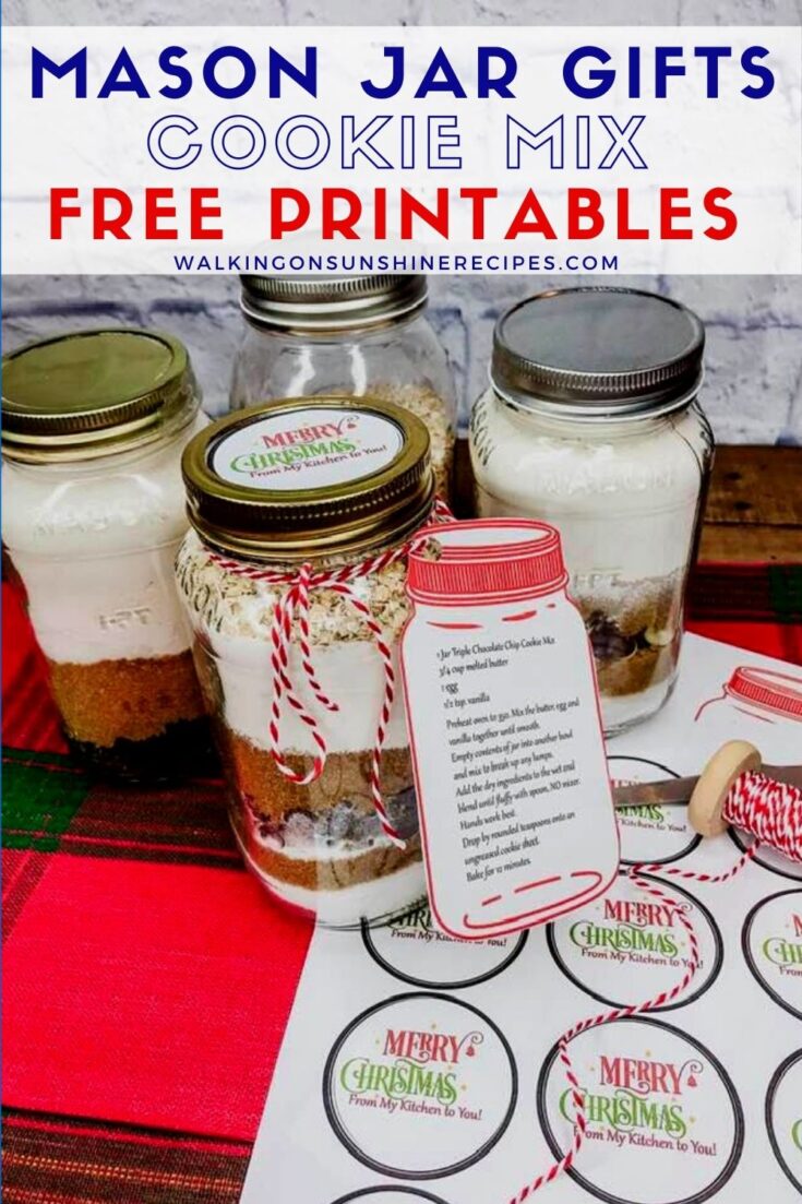 Mason Jar Cookie Recipes - Walking On Sunshine Recipes