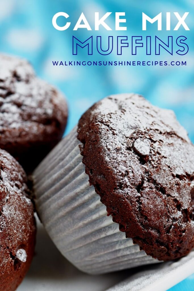 chocolate muffins from cake mix