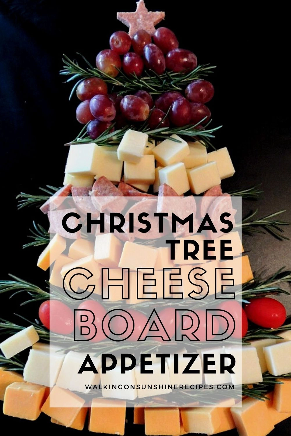 Christmas tree charcuterie board