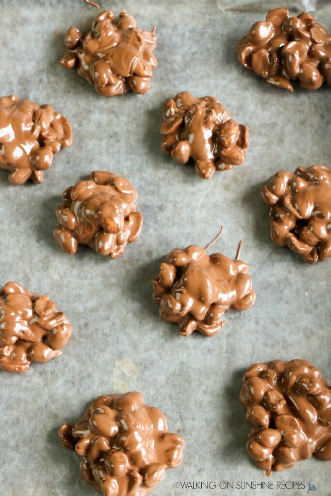 Diabetic Chocolate Peanut Clusters - Walking on Sunshine