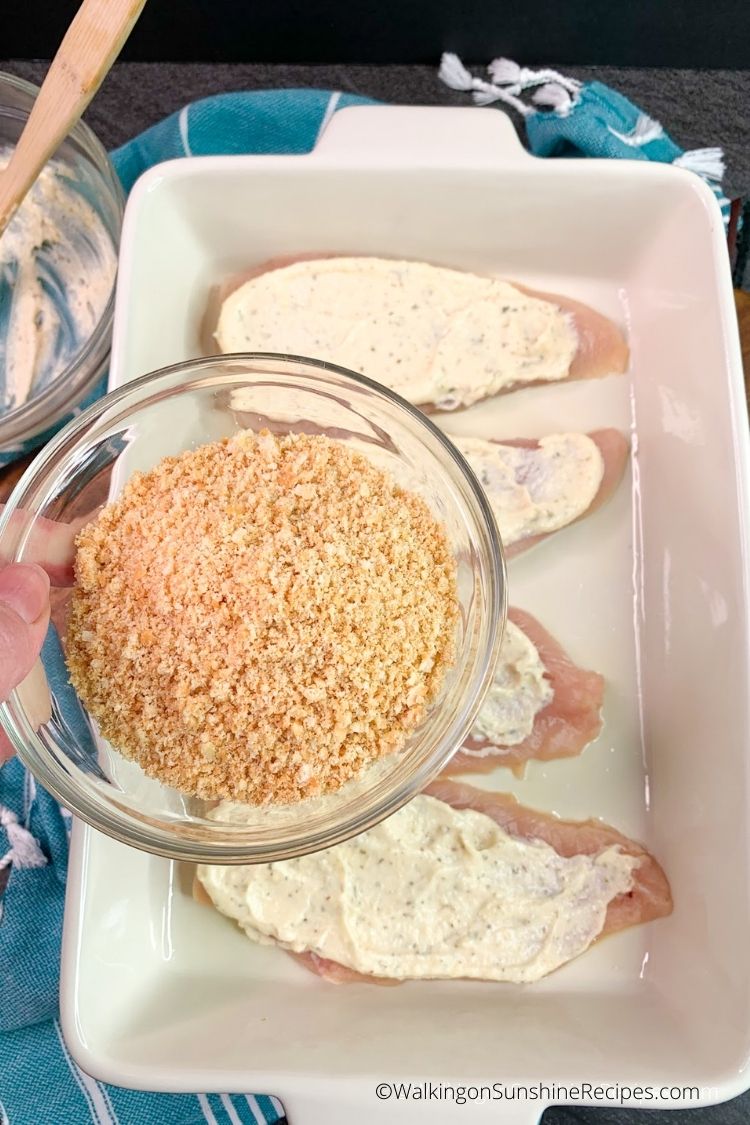 Crushed Ritz Crackers.