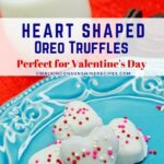 Heart Shaped Oreo Truffles