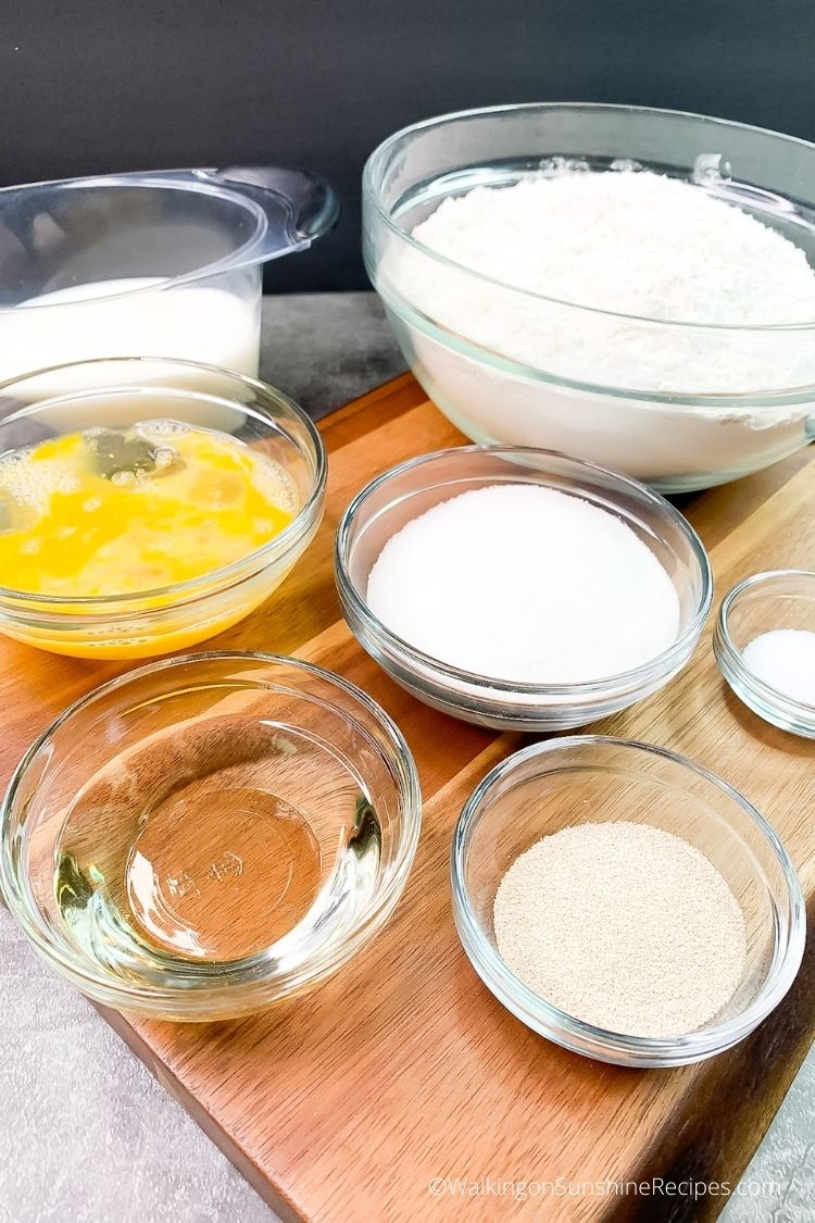 Ingredients for Bread Machine Cinnamon