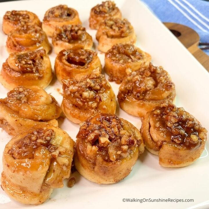 Mini Pecan Cinnamon Rolls