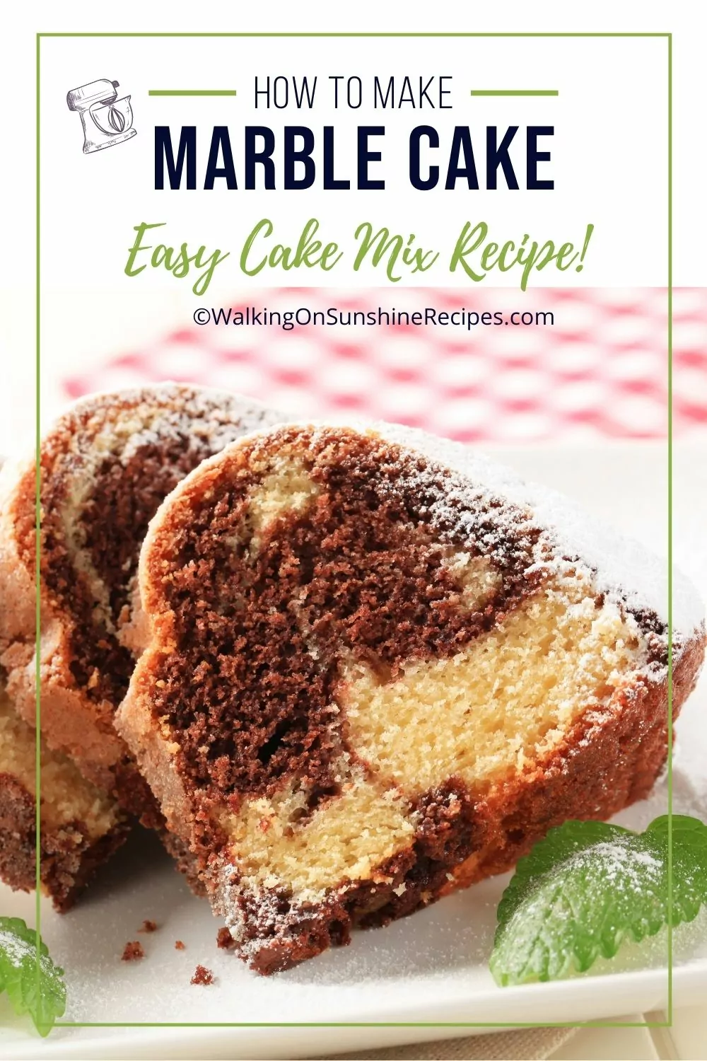 how to make marble cake with yellow cake mix