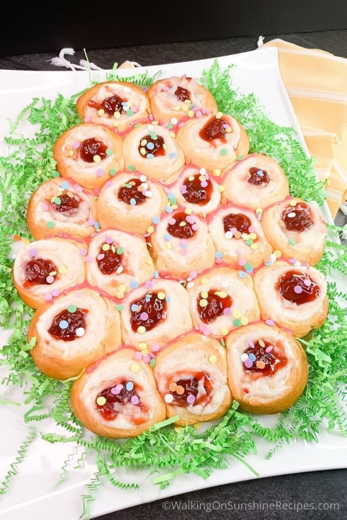Pillsbury Crescent Rolls cream cheese danish.