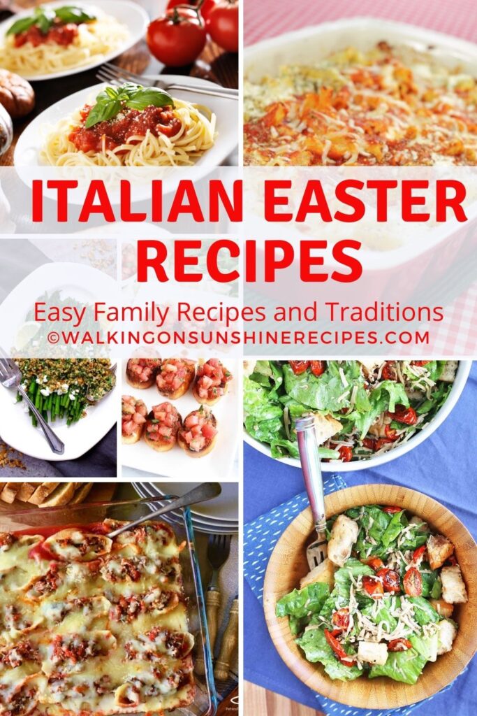 Collection of Italian Easter Recipes.