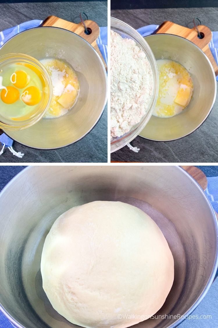 step by step photos for lemon bread.