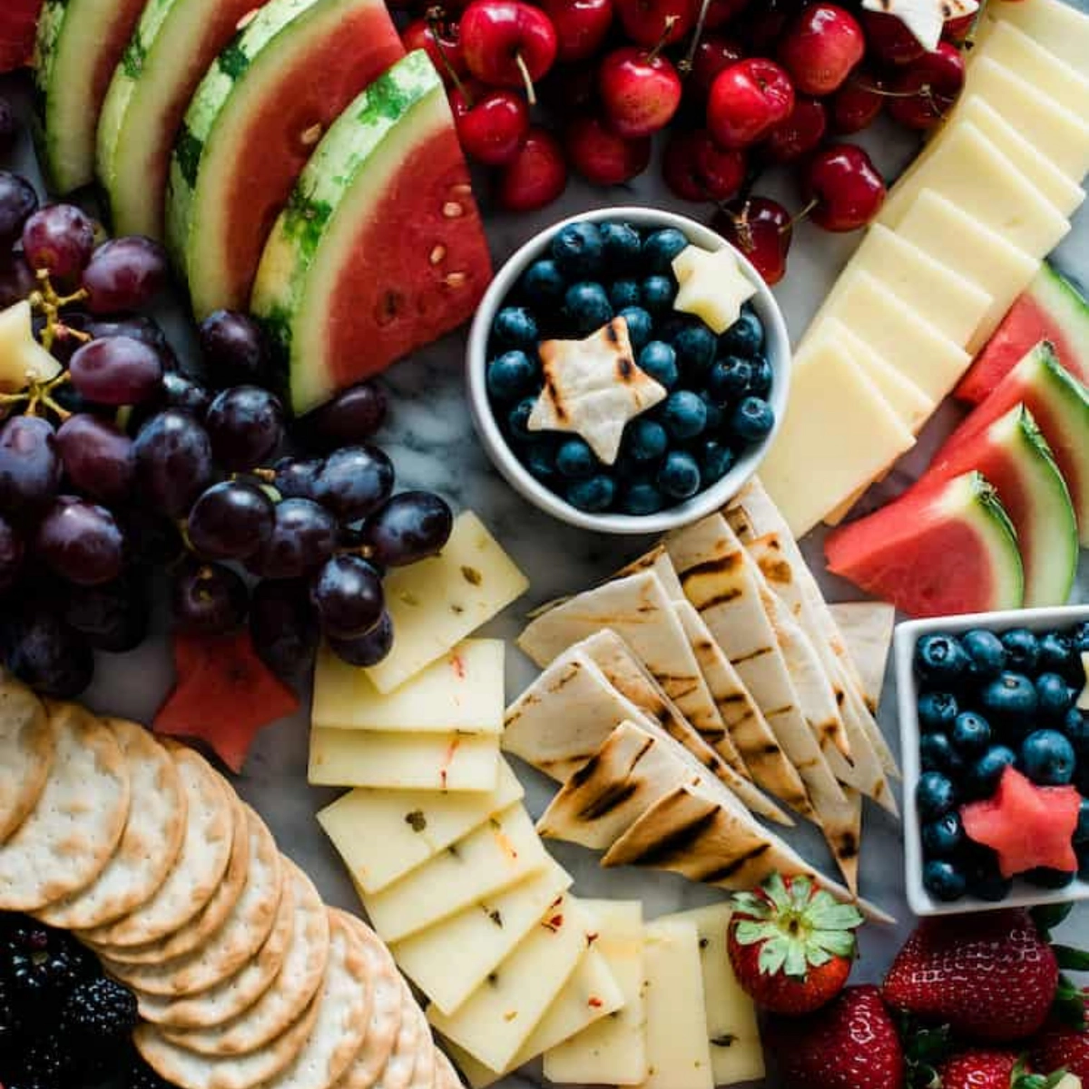 4th of July cheese board
