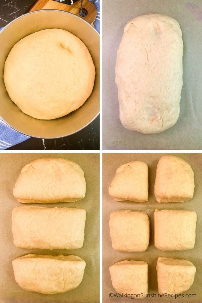 bread dough.