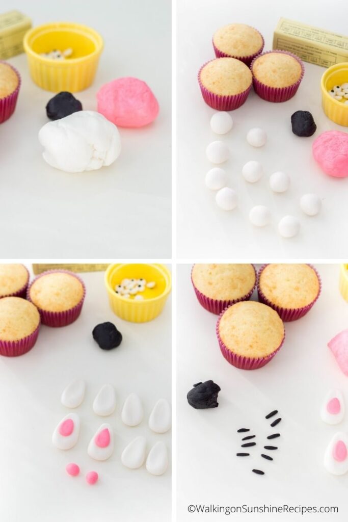 how to use fondant to decorate cupcakes.