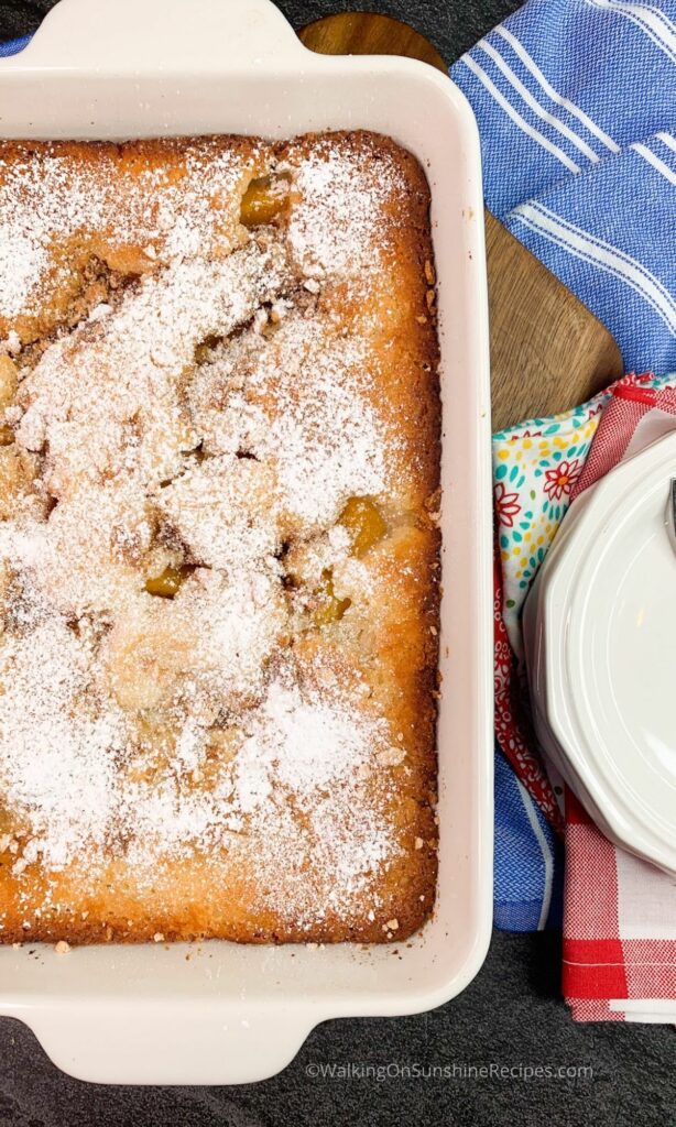 Cinnamon Toast Crunch Peach Cobbler Walking on Sunshine