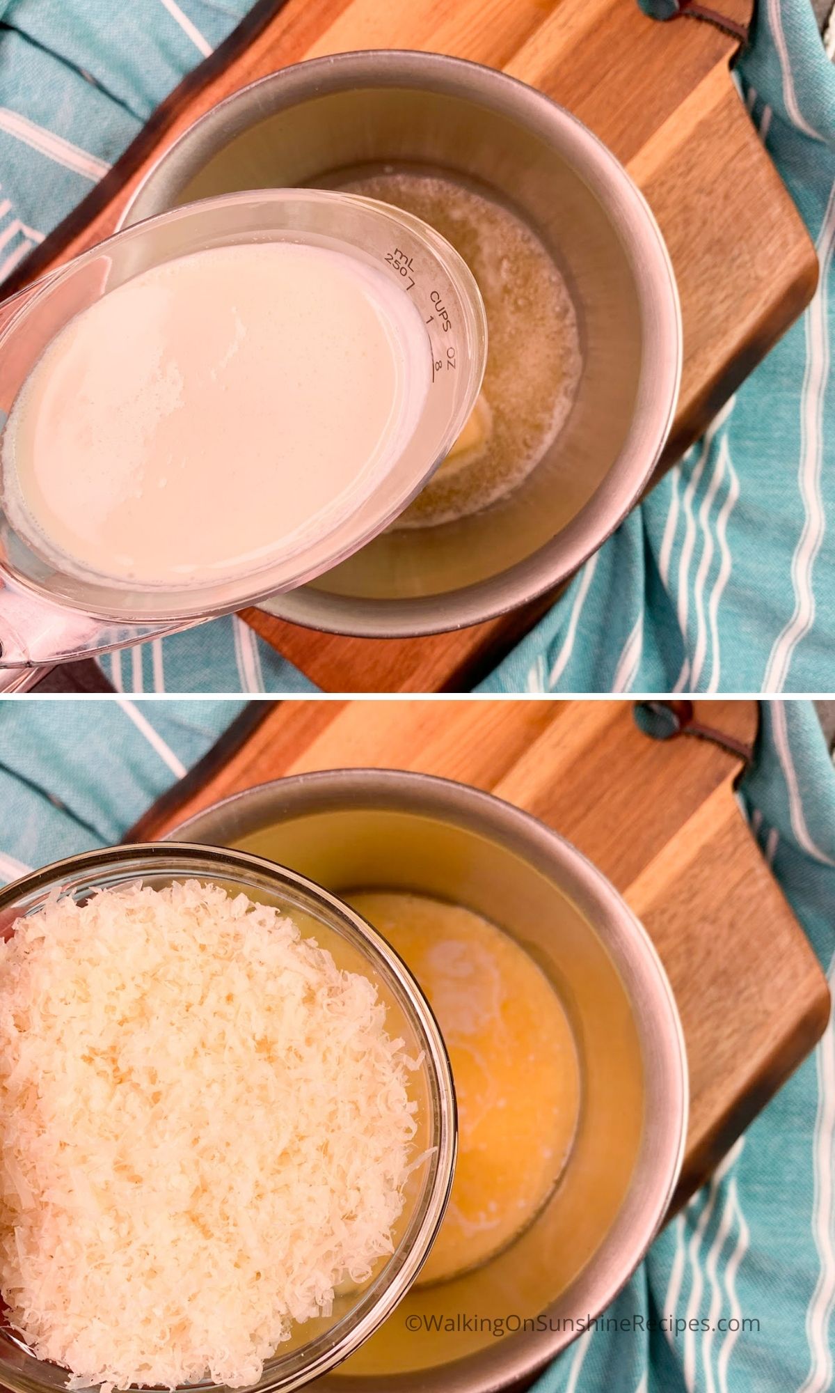 Ten Minute Cream Alfredo Sauce.