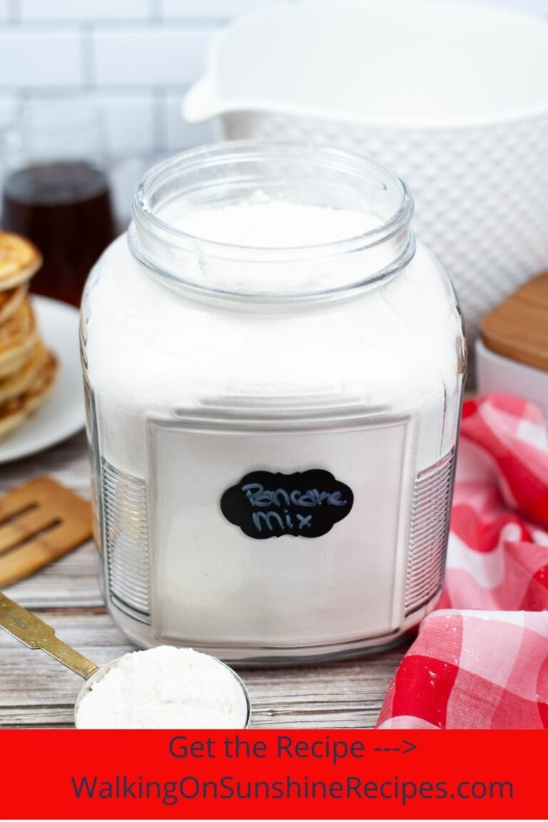 Homemade Bulk Pancake Mix with Printable Labels
