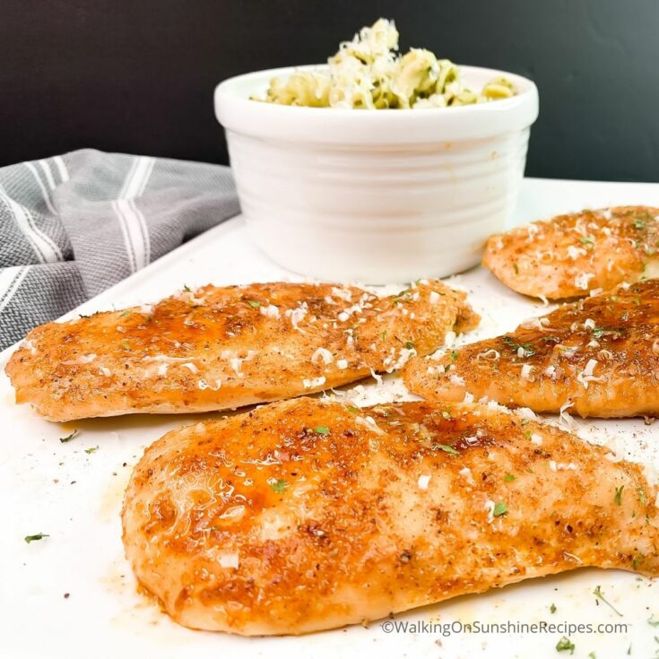 Moist Chicken Cutlets in the Oven - Walking On Sunshine Recipes