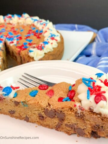 patriotic cookie cake