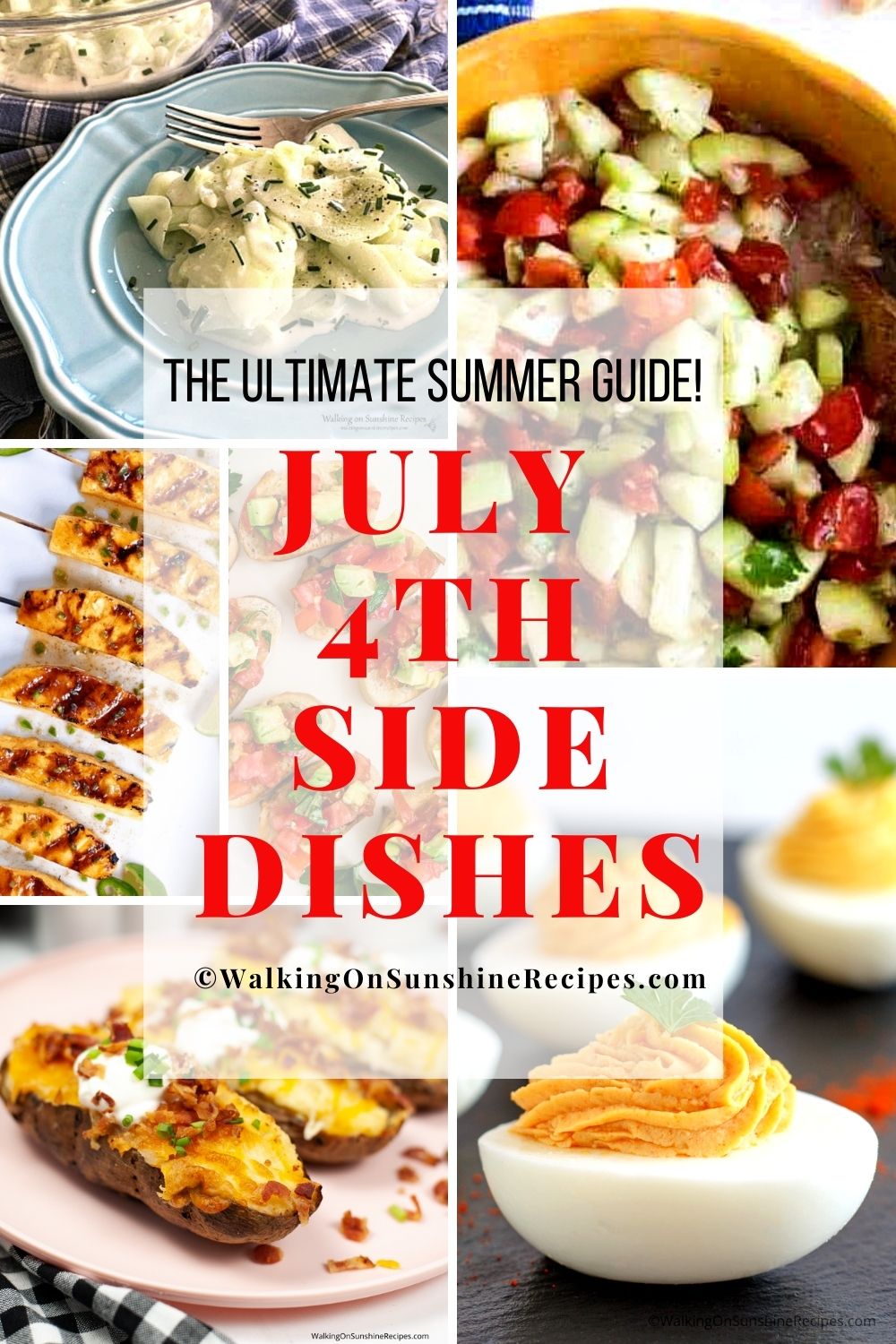july 4th bbq menu of side dishes.