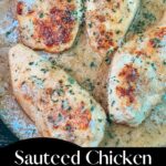 Sauteed Chicken with Garlic Butter Sauce Pin 2