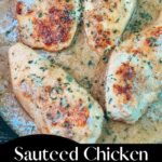 Sauteed Chicken with Garlic Butter Sauce Pin 2