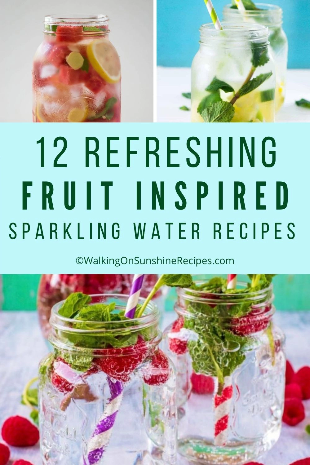 12 fruit water drinks. 