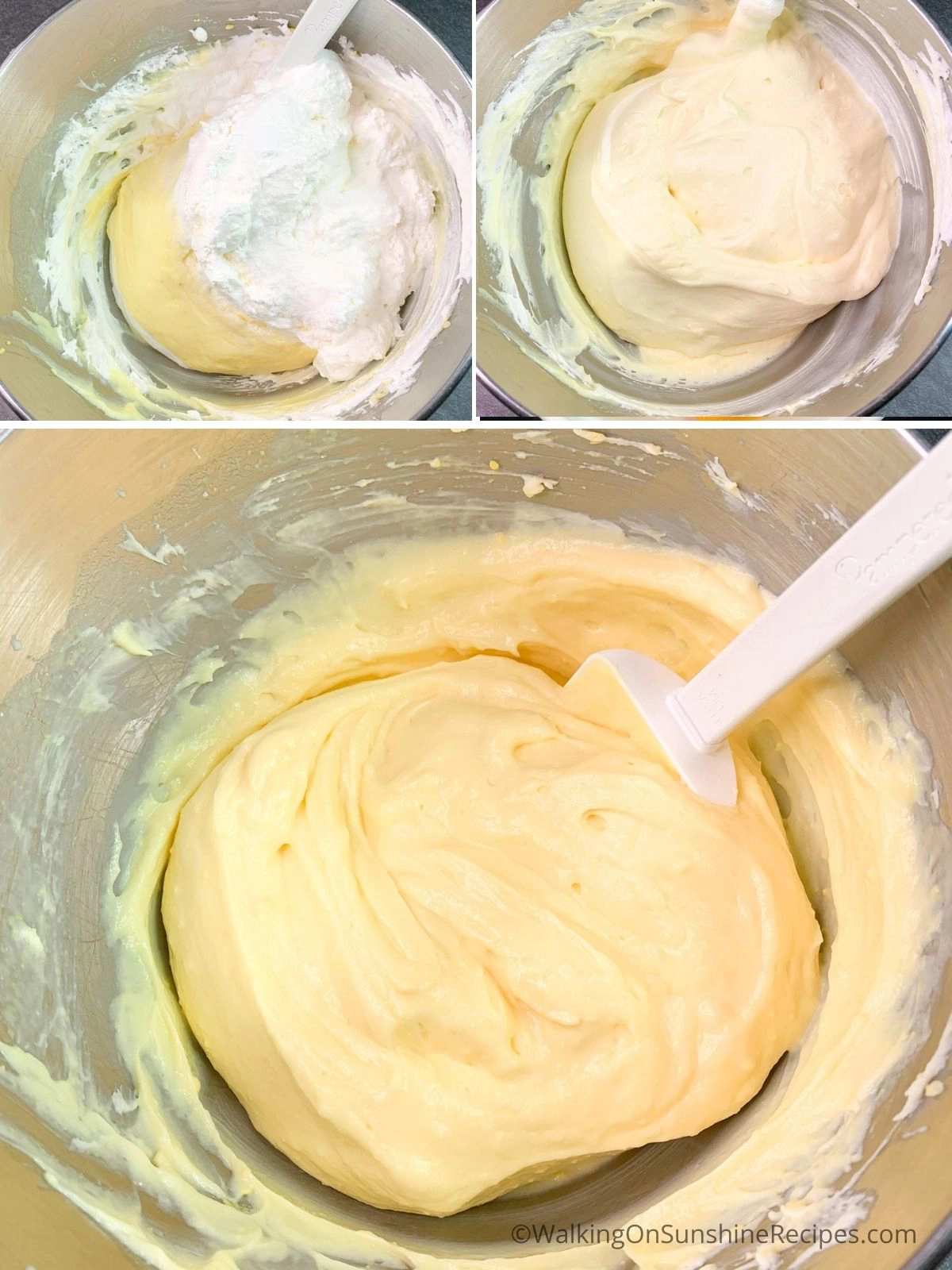 Add Cool Whip to pudding mixture.