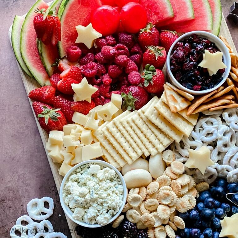 patriotic charcuterie board