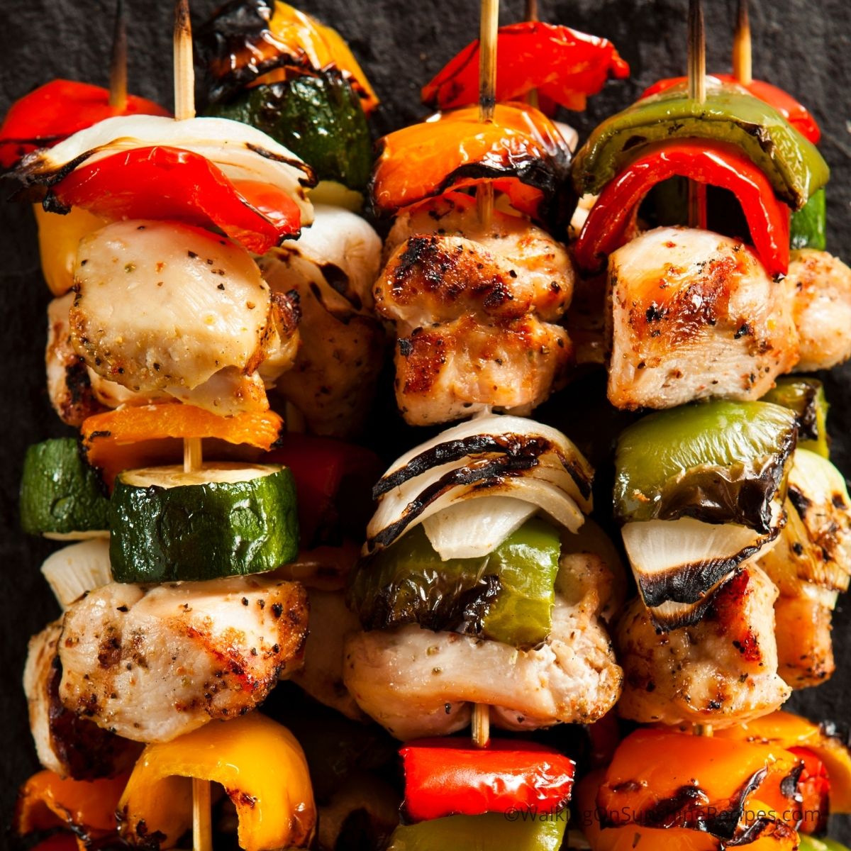 Grilled Chicken Kabobs with Sweet Tangy Marinade | Walking on Sunshine