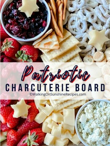 Patriotic Charcuterie Board Pin
