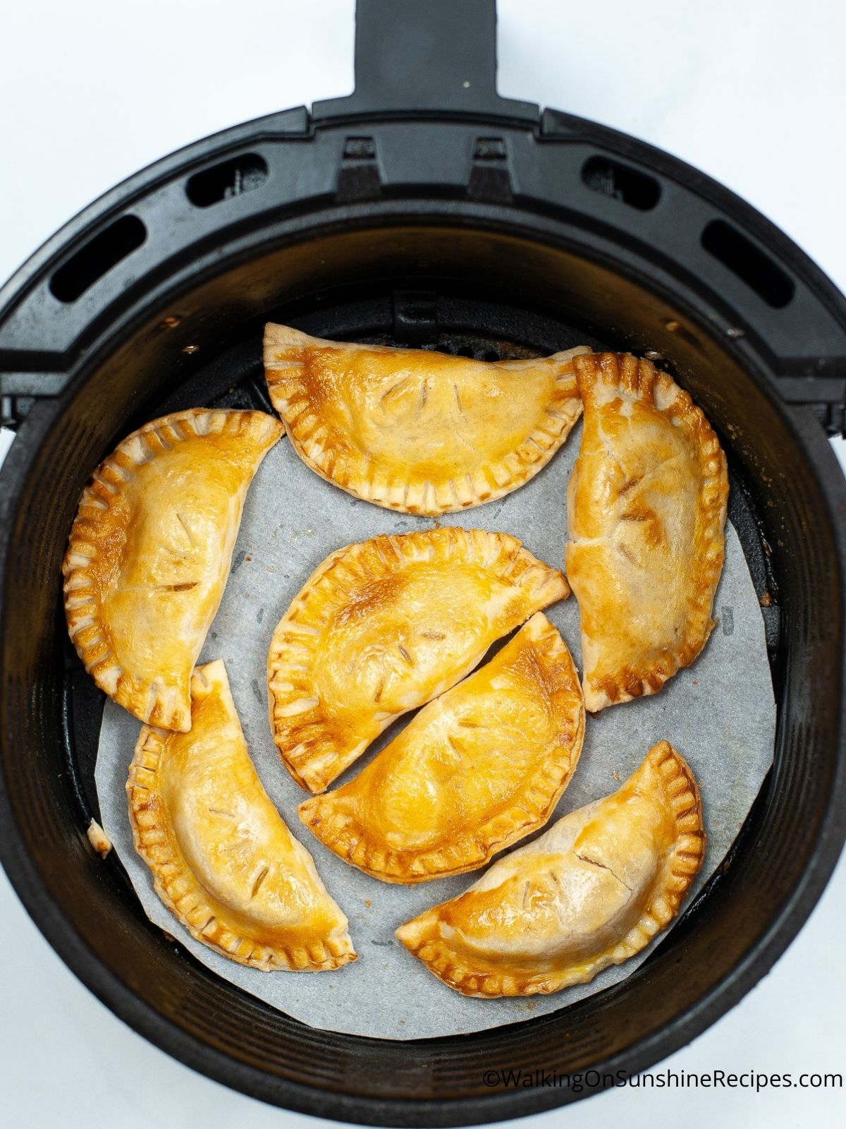 Baked Apple Hand Pies in Air Fryer.