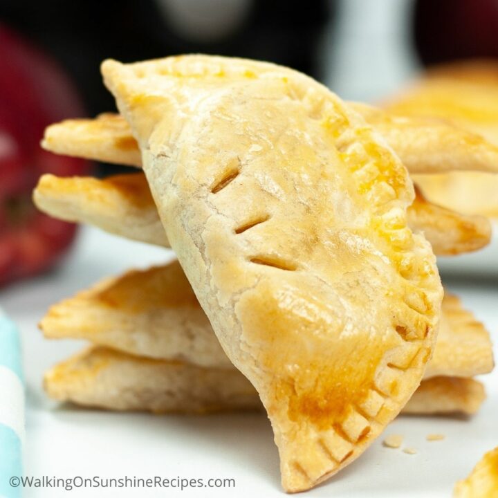 Apple Hand Pies - made in the Air Fryer - Walking On Sunshine Recipes