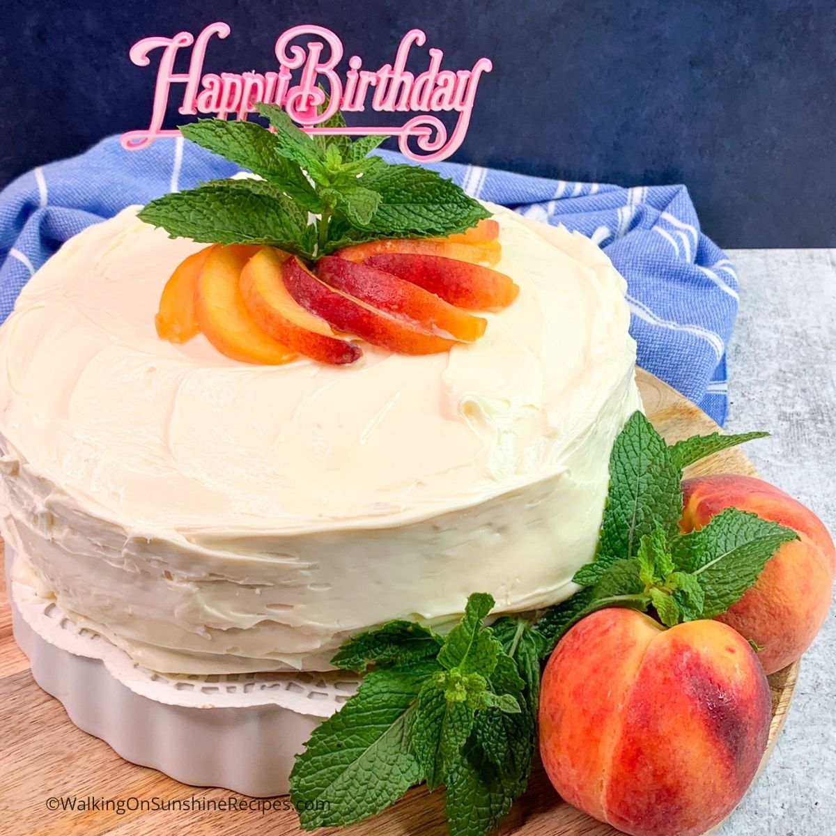 Peach-Raspberry Ice Cream Cake Recipe - NYT Cooking