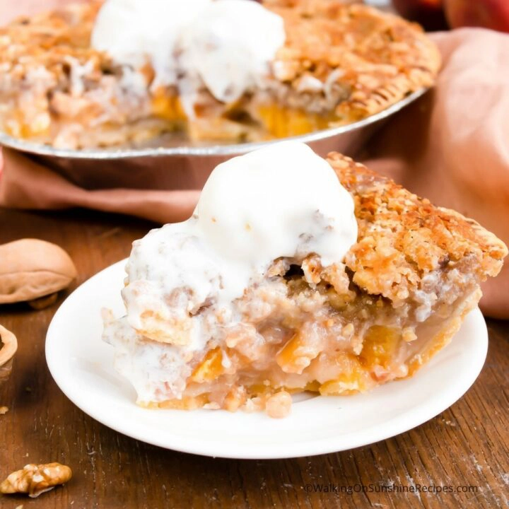 Peach Walnut Pie Recipe