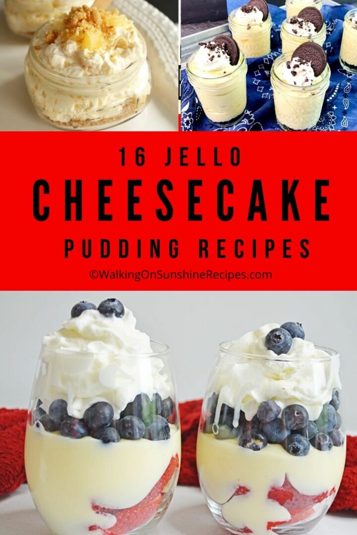 Jello Cheesecake Pudding Recipes Walking On Sunshine Recipes