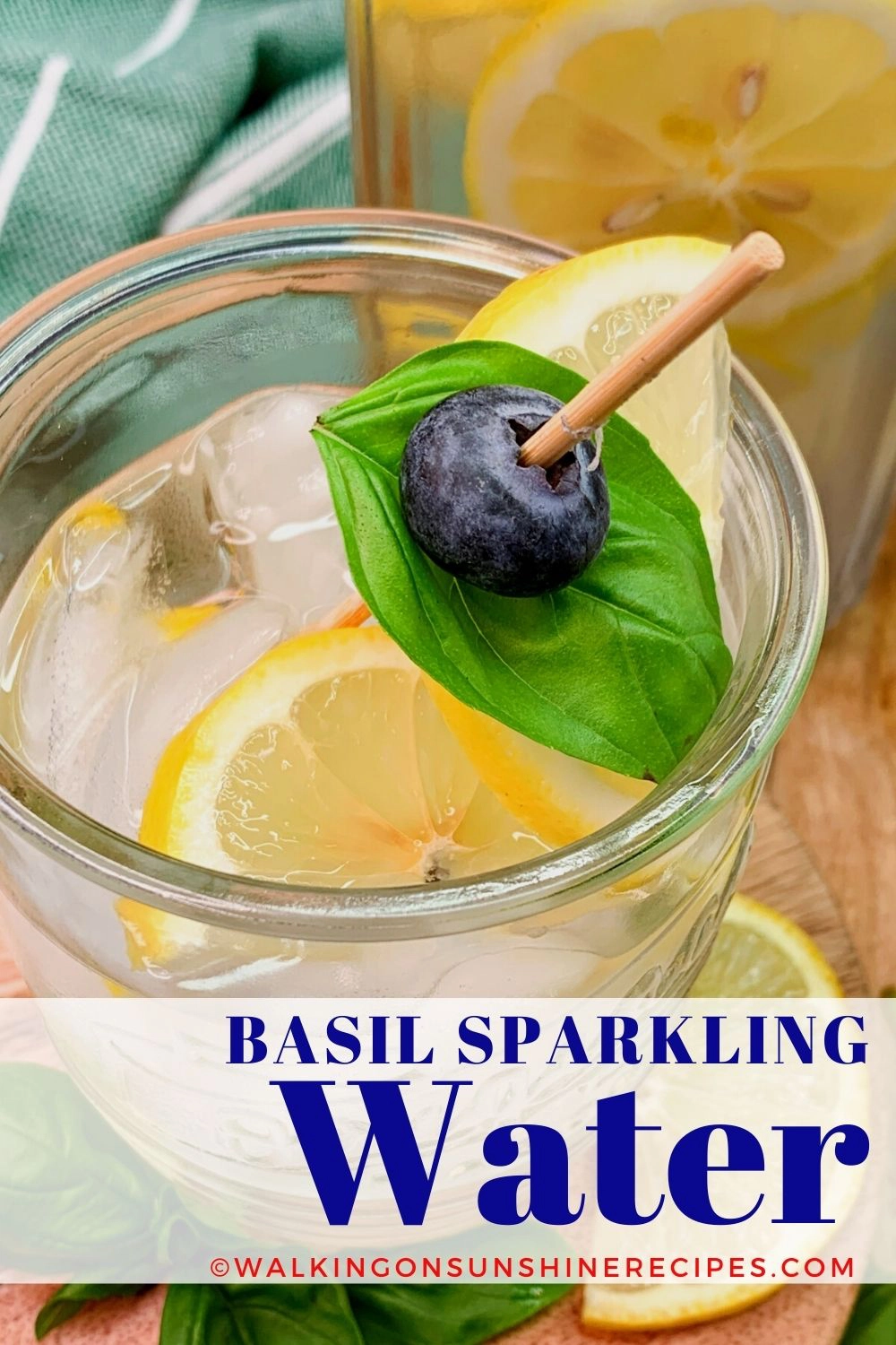 Basil Sparkling Water Pin