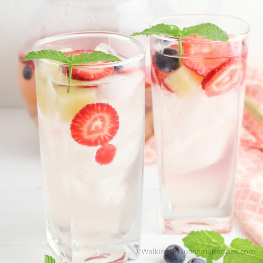 Fruit Infused Coconut Water Walking On Sunshine Recipes