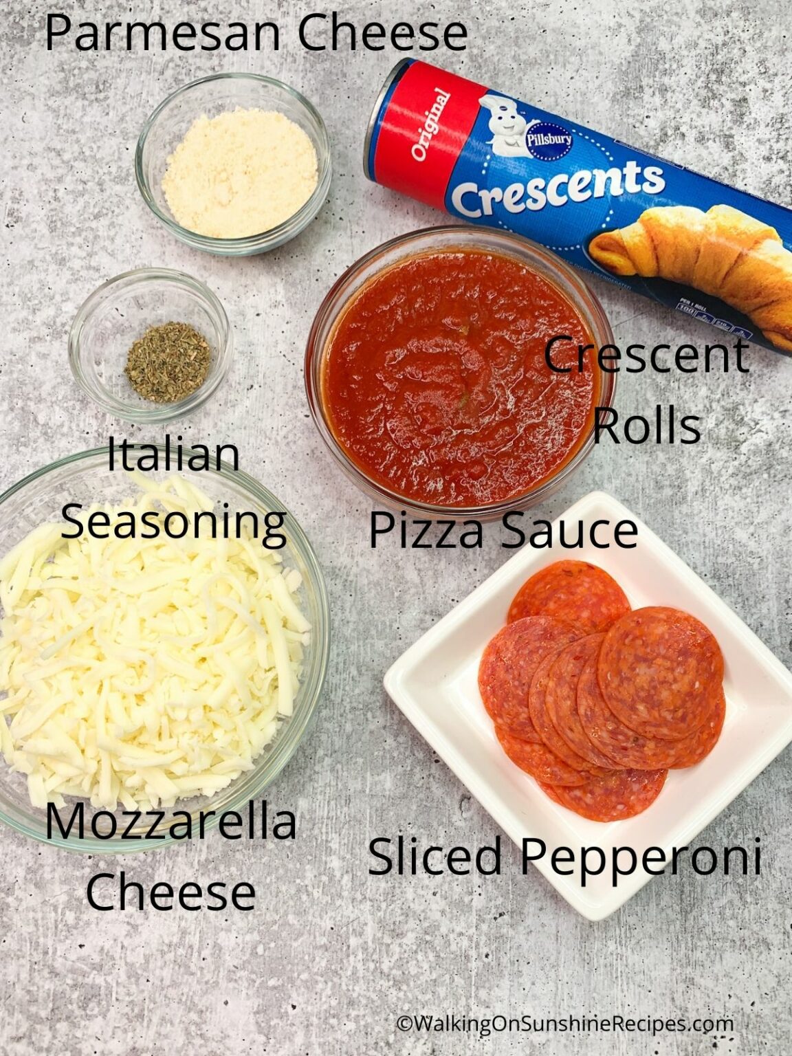 Making Pizza with Crescent Rolls - Walking On Sunshine Recipes