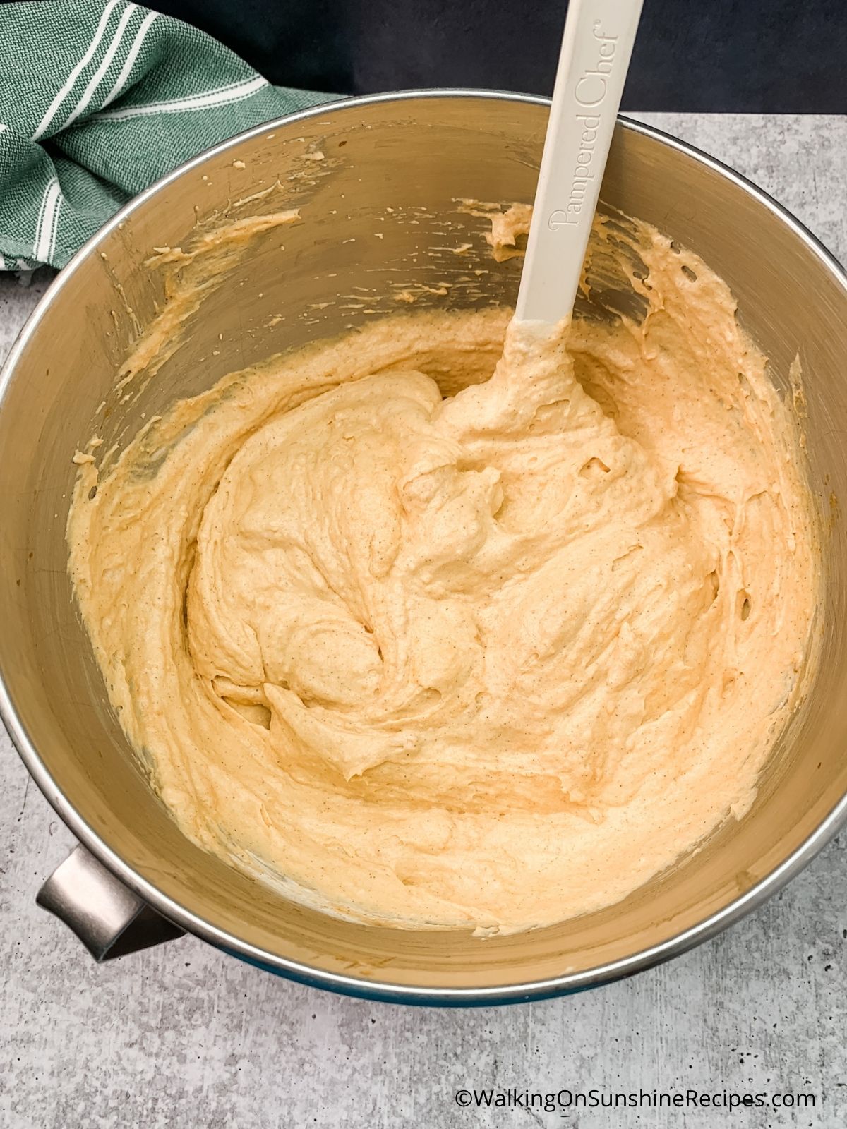 Pumpkin cheesecake.