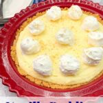 Vanilla Pudding Cheesecake Recipe Pin